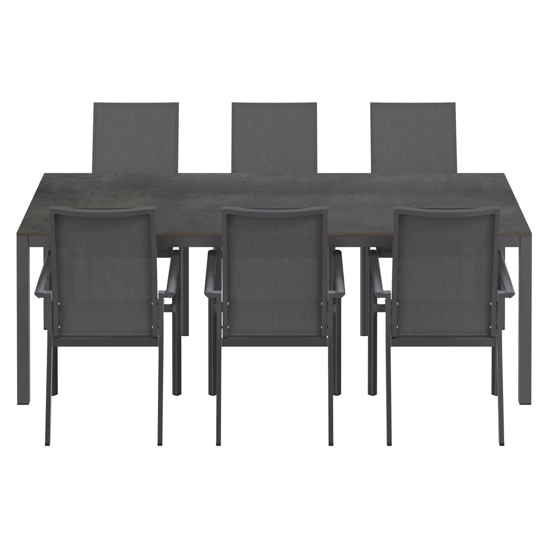 OUTLIV. Lucca Gartenmöbel-Set L (6 Plätze) Tisch 220x100cm