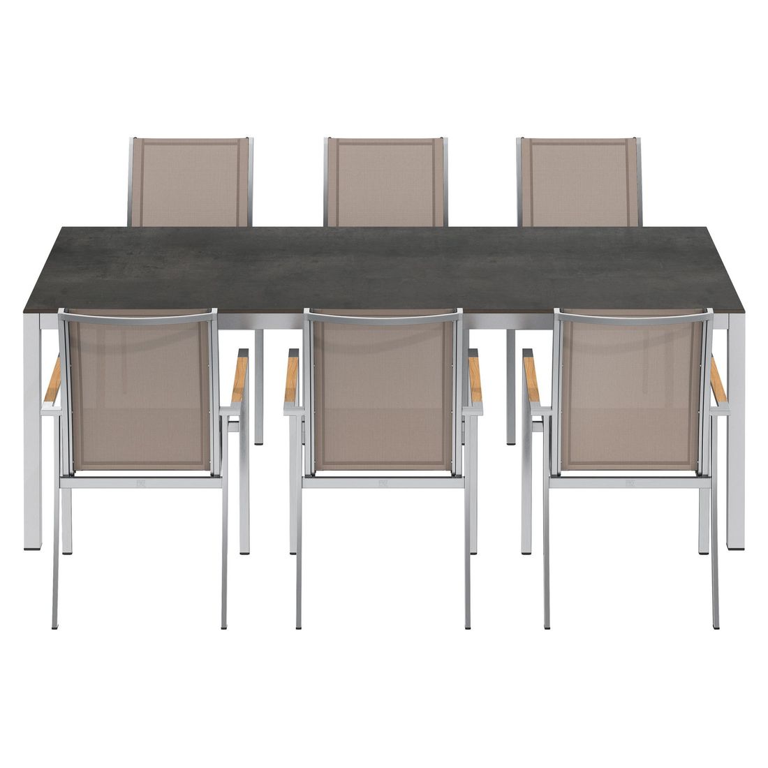 OUTLIV. Oviedo Gartenmöbel-Set L (6 Plätze) Tisch 220x100cm