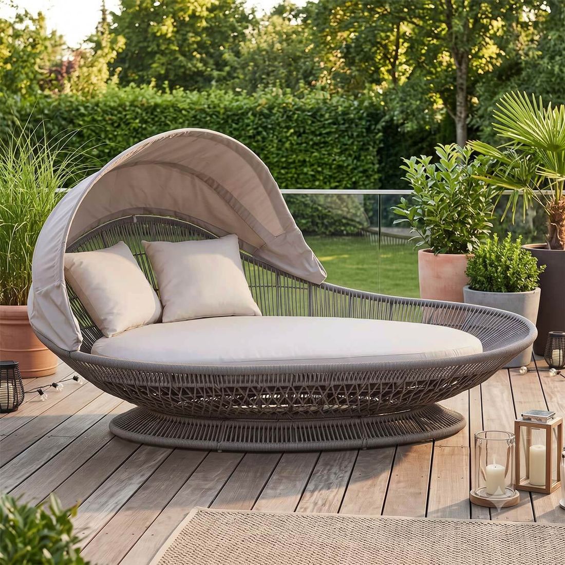 Domus Ventures Cordoba Sonneninsel Aluminium/Rope/Olefin