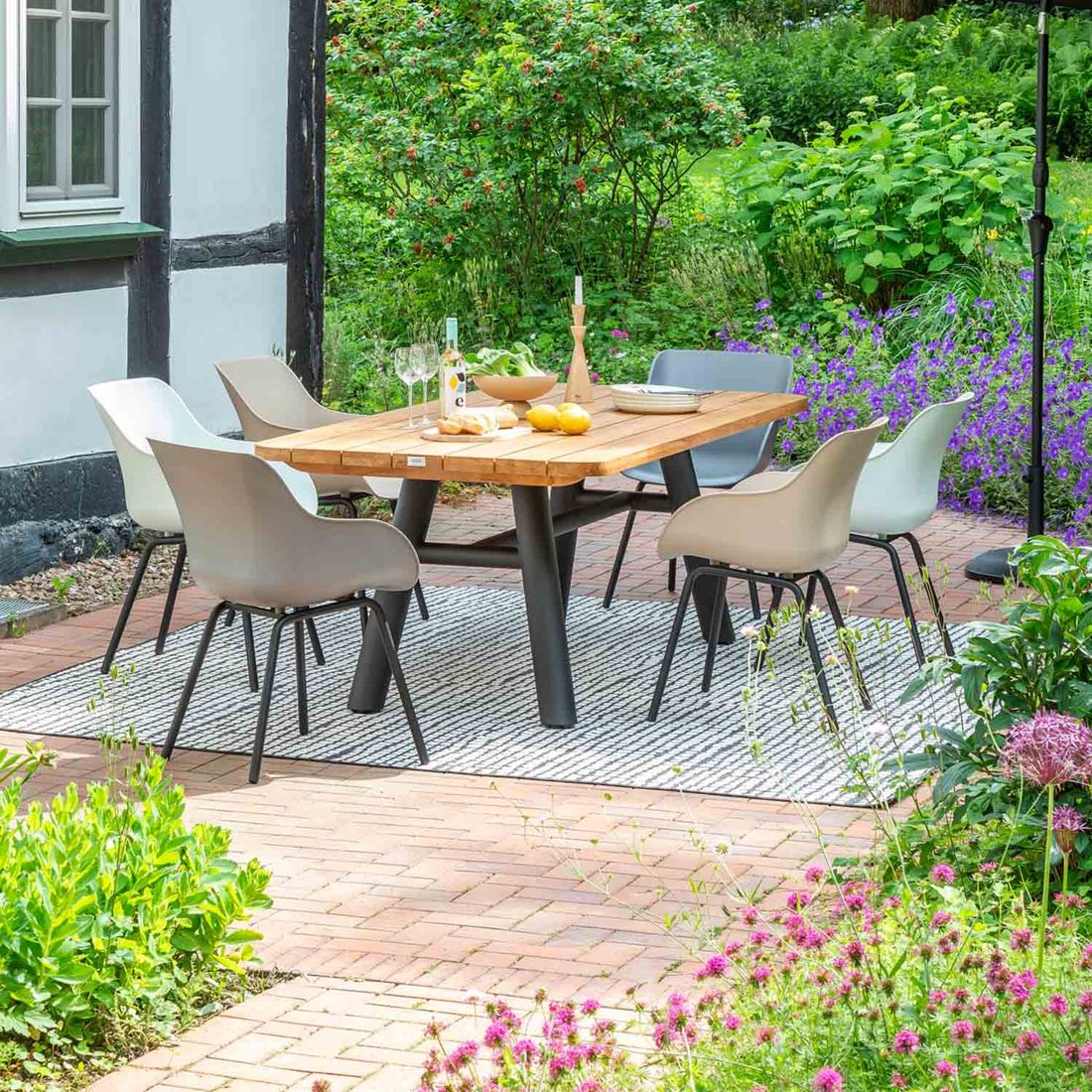 SCHÖNER WOHNEN-Kollektion Lieke Gartensessel Aluminium/Kunststoff