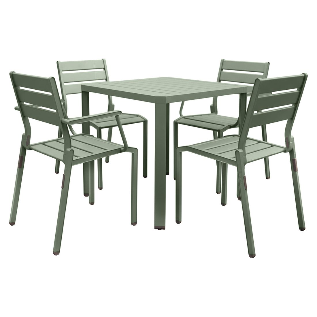 Kettler Latitude Gartenmöbel-Set M (4 Plätze) Tisch 78x78cm