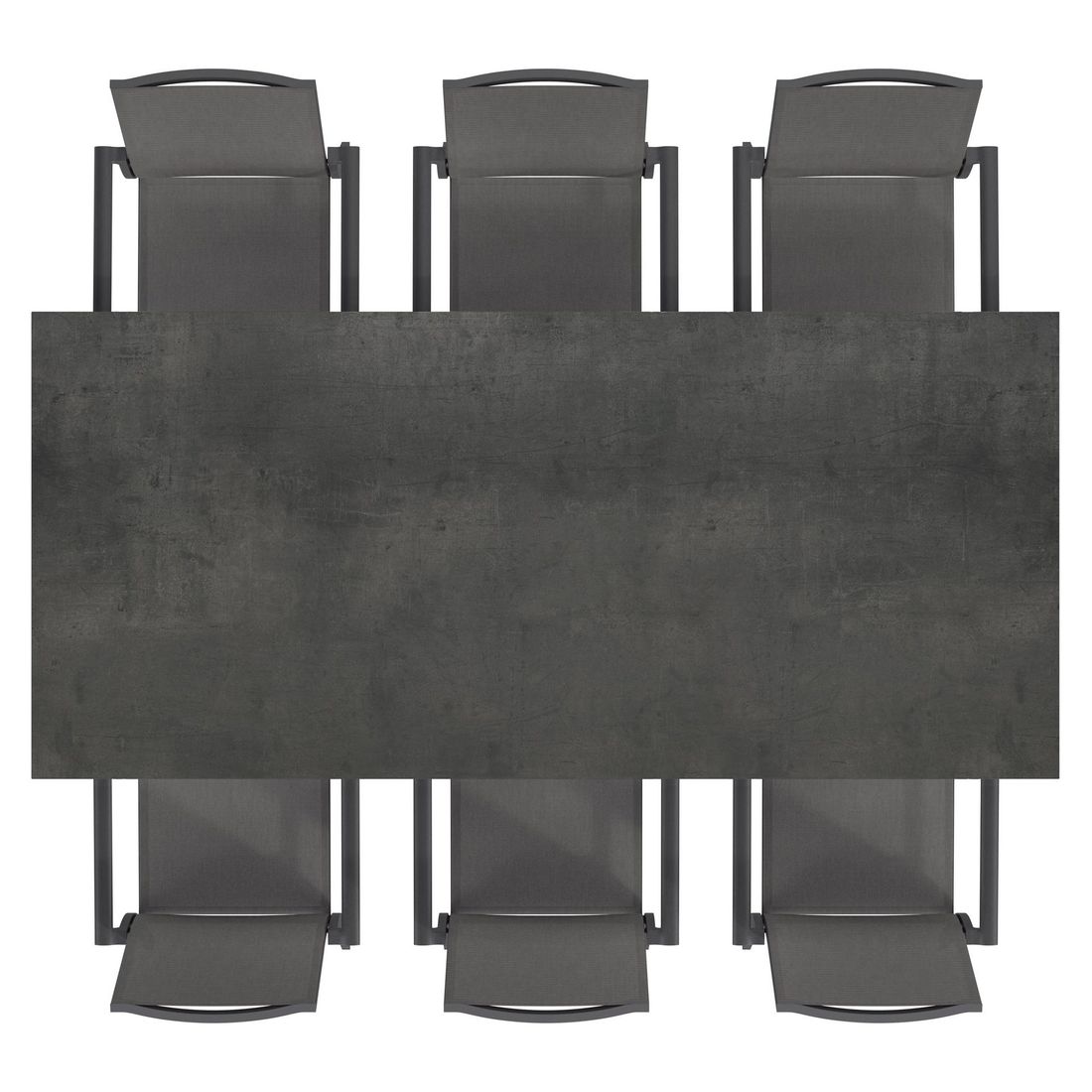 OUTLIV. Lucca Gartenmöbel-Set L (6 Plätze) Tisch 220x100cm