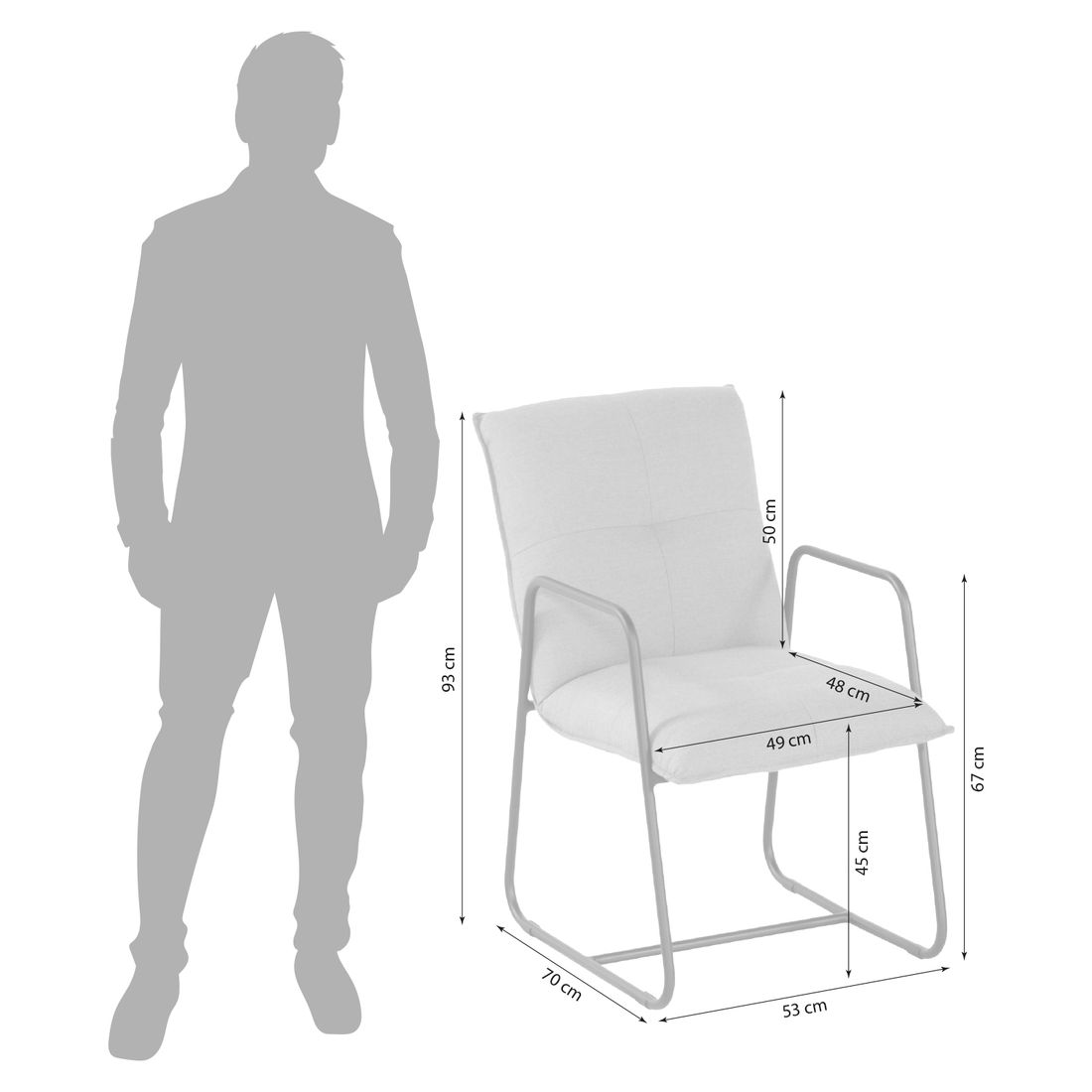 SCHÖNER WOHNEN-Kollektion Fontein Gartensessel Aluminium/Sunbrella