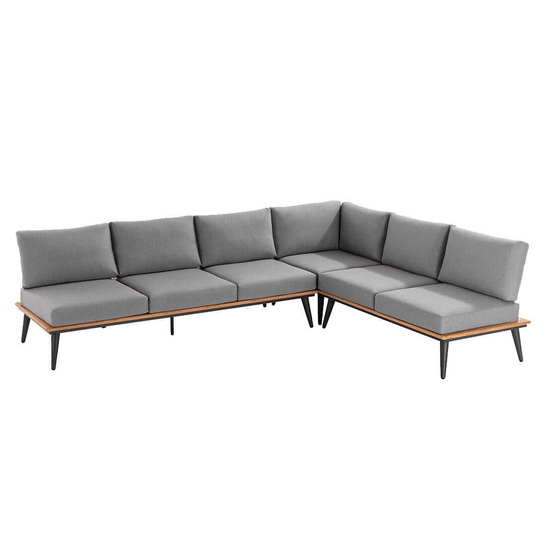 Niehoff Serra Ecklounge inkl. Loungetisch Aluminium/Canvas