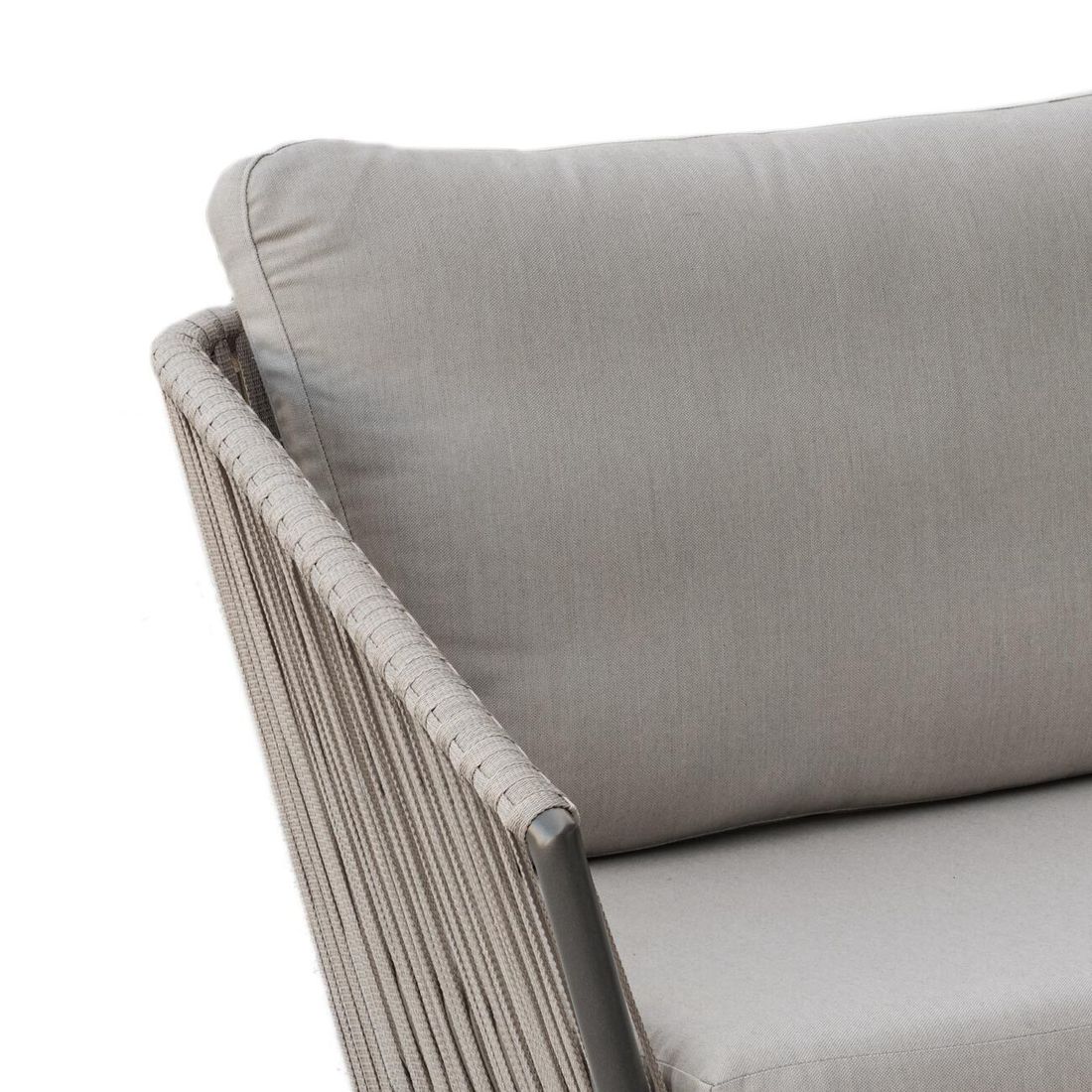Stern Cliff Loungesessel Aluminium/Rope/Polyacryl