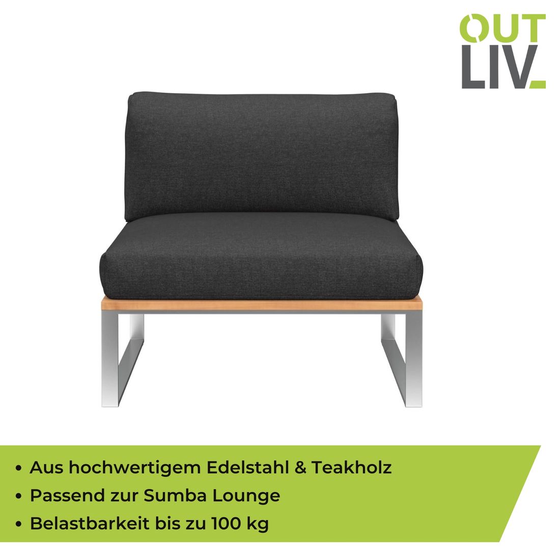 OUTLIV. Sumba Mittelmodul Edelstahl/Polyester