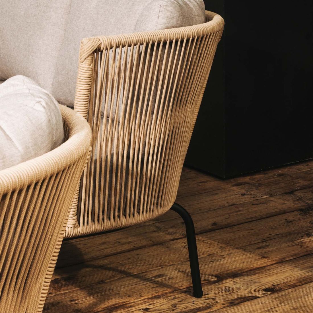 Cosmic Collection Touch Gartenloungesofa Stahl/Rope/Spun Polyester