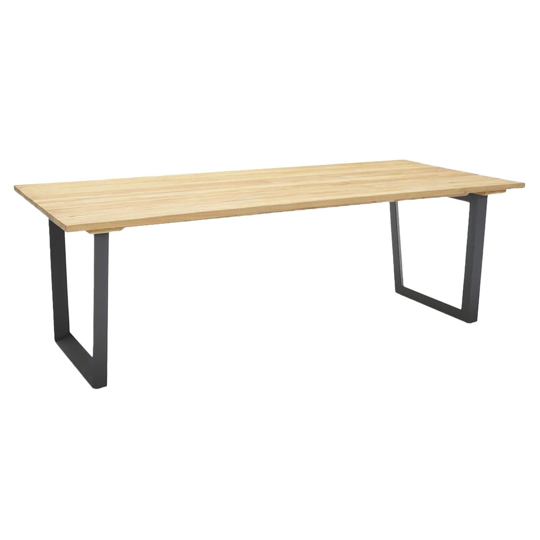 LifestyleGarden Palau Dininglounge Tisch 216x98,5cm Aluminium/Olefin
