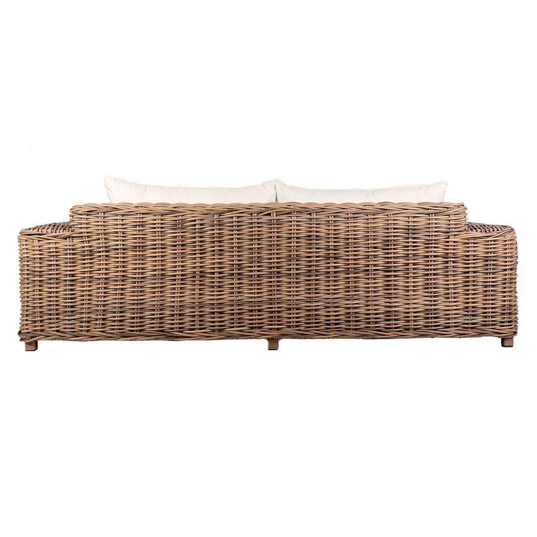 OUTLIV. Versailles Gartenloungesofa Geflecht/Spun Polyester