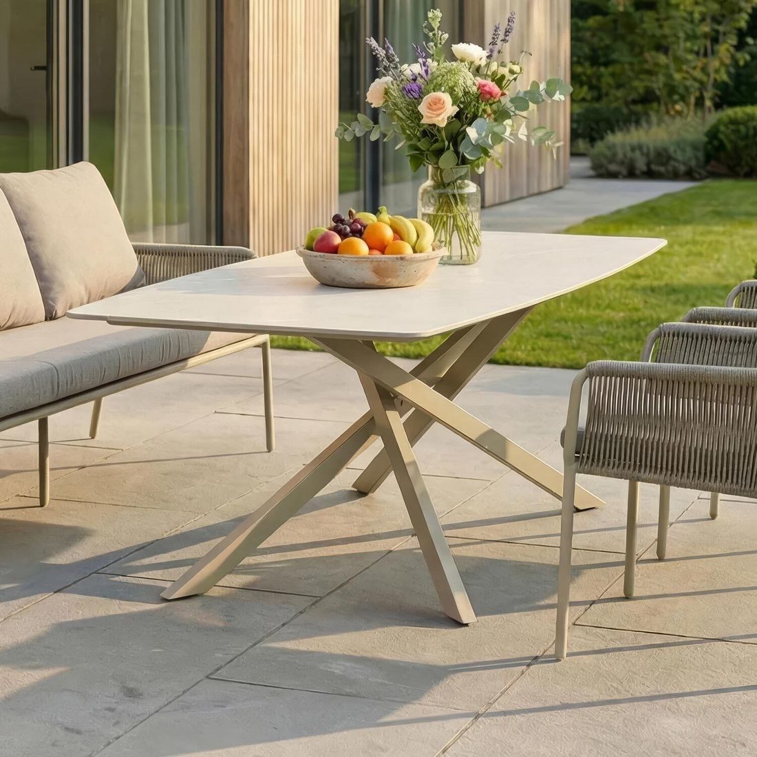 LC Garden Como Gartentisch Aluminium/Sinterstone