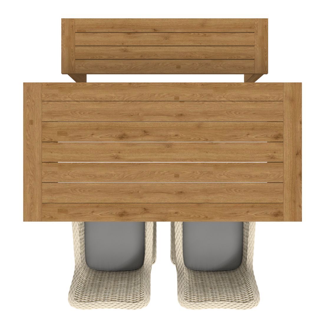 OUTLIV. Oxford Gartenmöbel-Set M (5 Plätze) Tisch 180x90cm