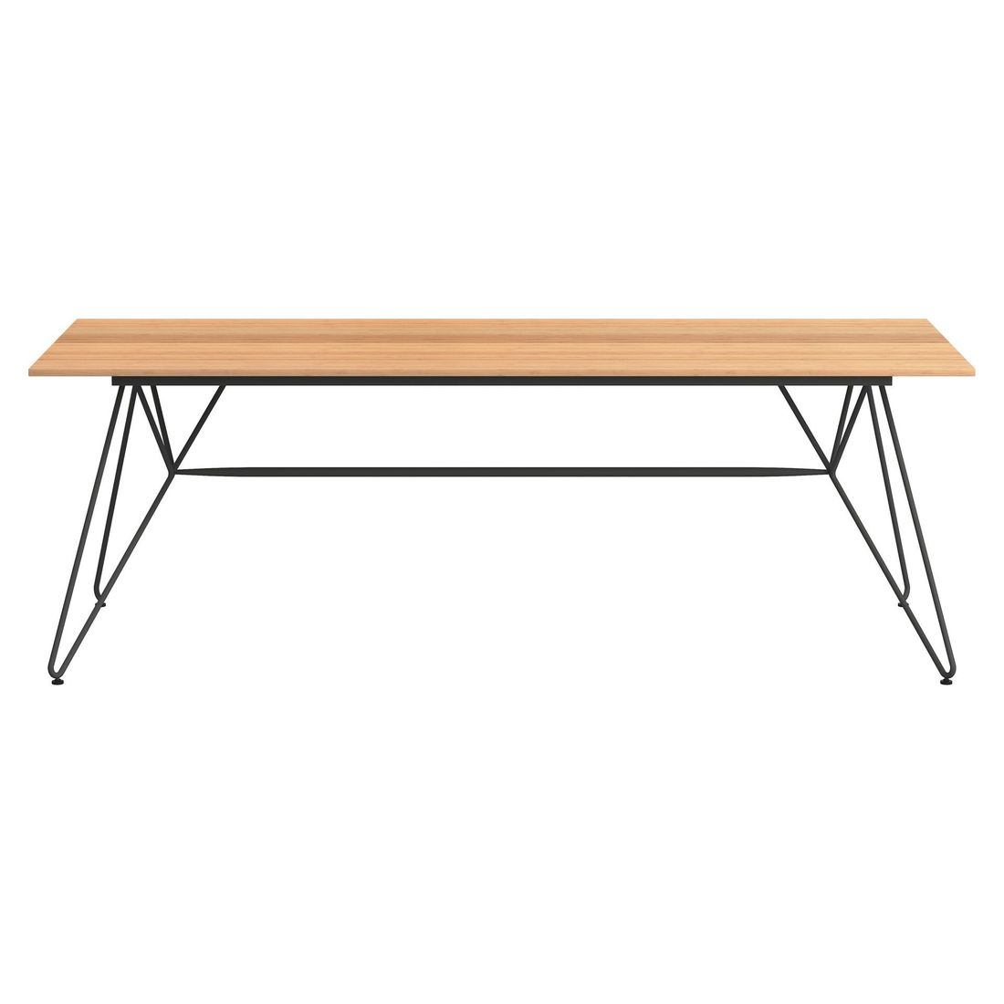 HOUE Sketch Gartentisch Stahl/Bambus