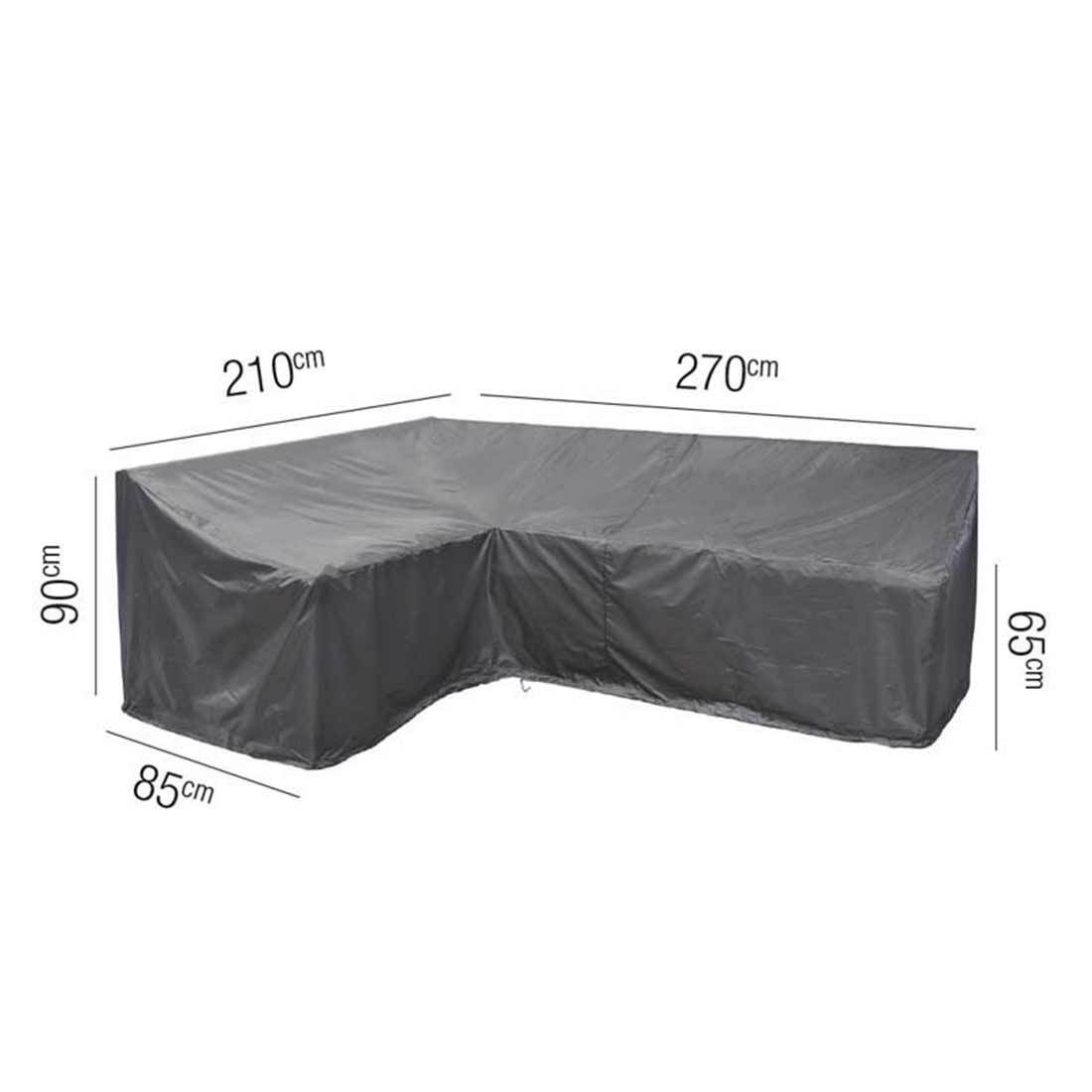 AeroCover Schutzhülle für Ecklounge 270x210x65/90cm