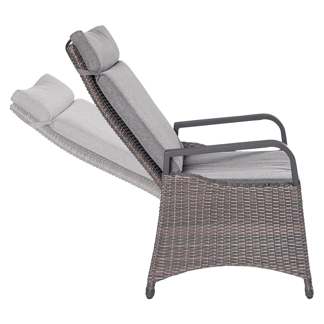LC Garden Komido Gartenmöbel-Set L verstellbar 6 (Plätze) Tisch 160/210x100cm
