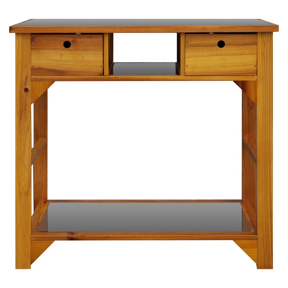 OUTLIV. Pflanztisch 110x55 cm mit Schubladen Tanne/Edelstahl