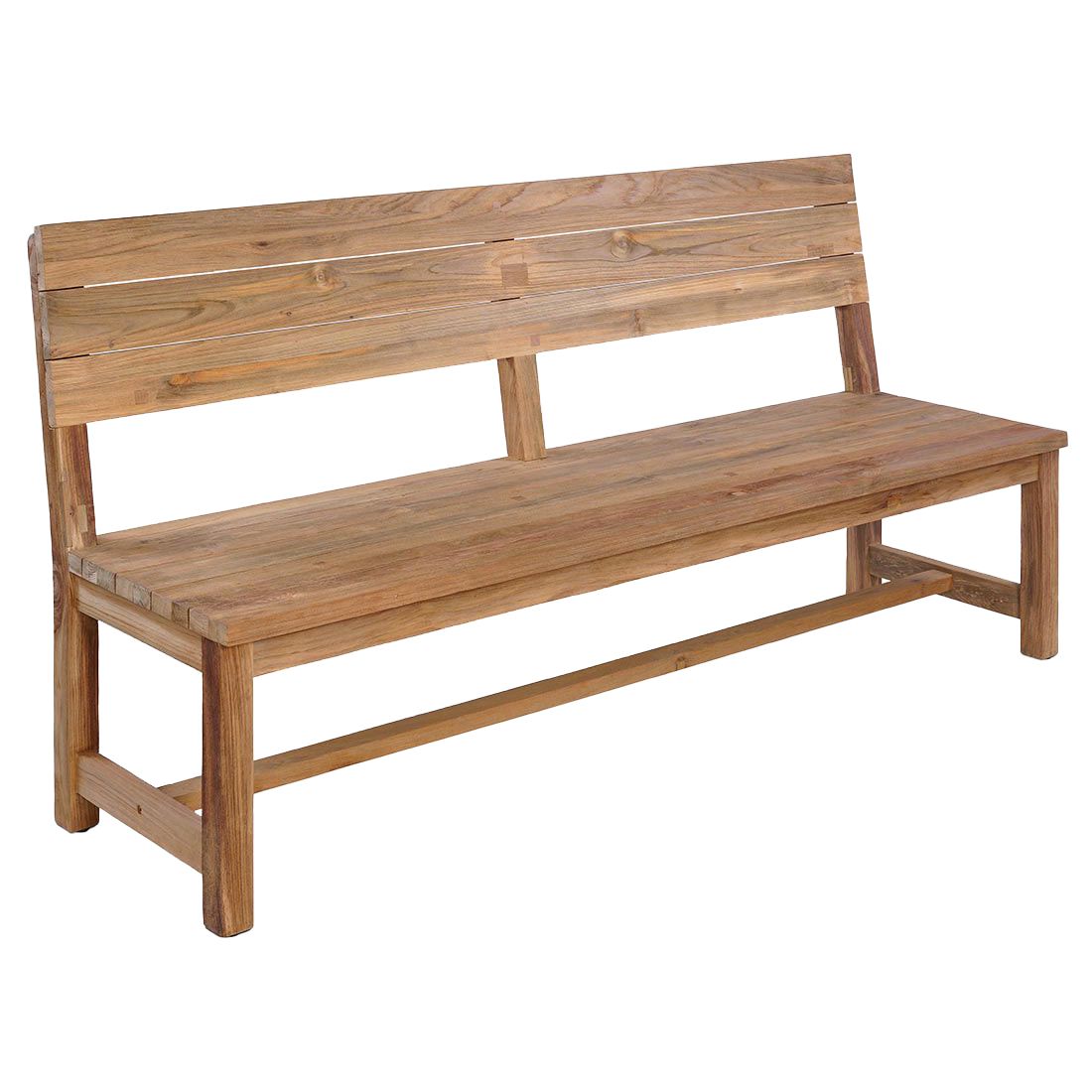 OUTLIV. Oxford Gartenbank mit Rückenlehne Teak