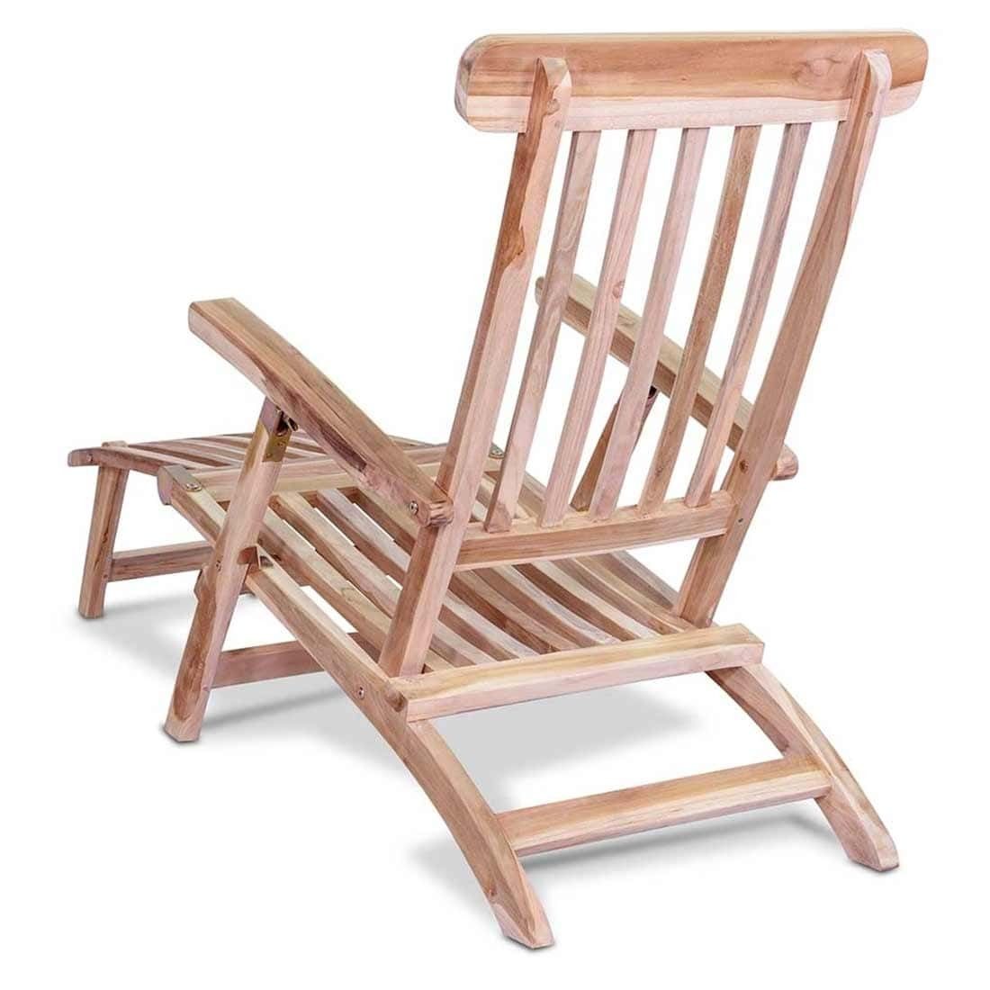 OUTLIV. Ontario Deckchair verstellbar Eco-Teak