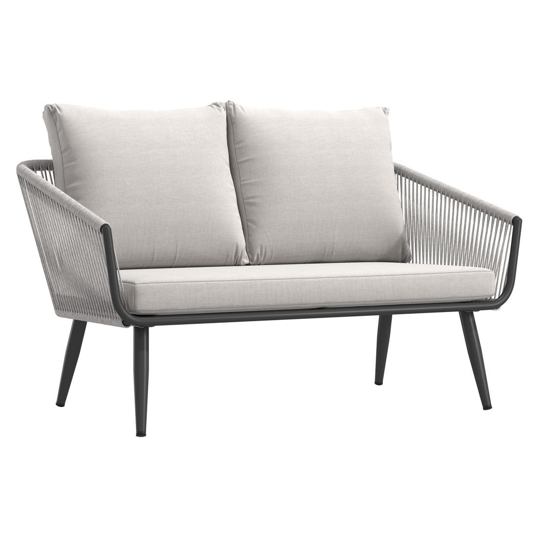 OUTLIV. Alex Loungeset inkl. Loungetische Aluminium/Rope/Olefin