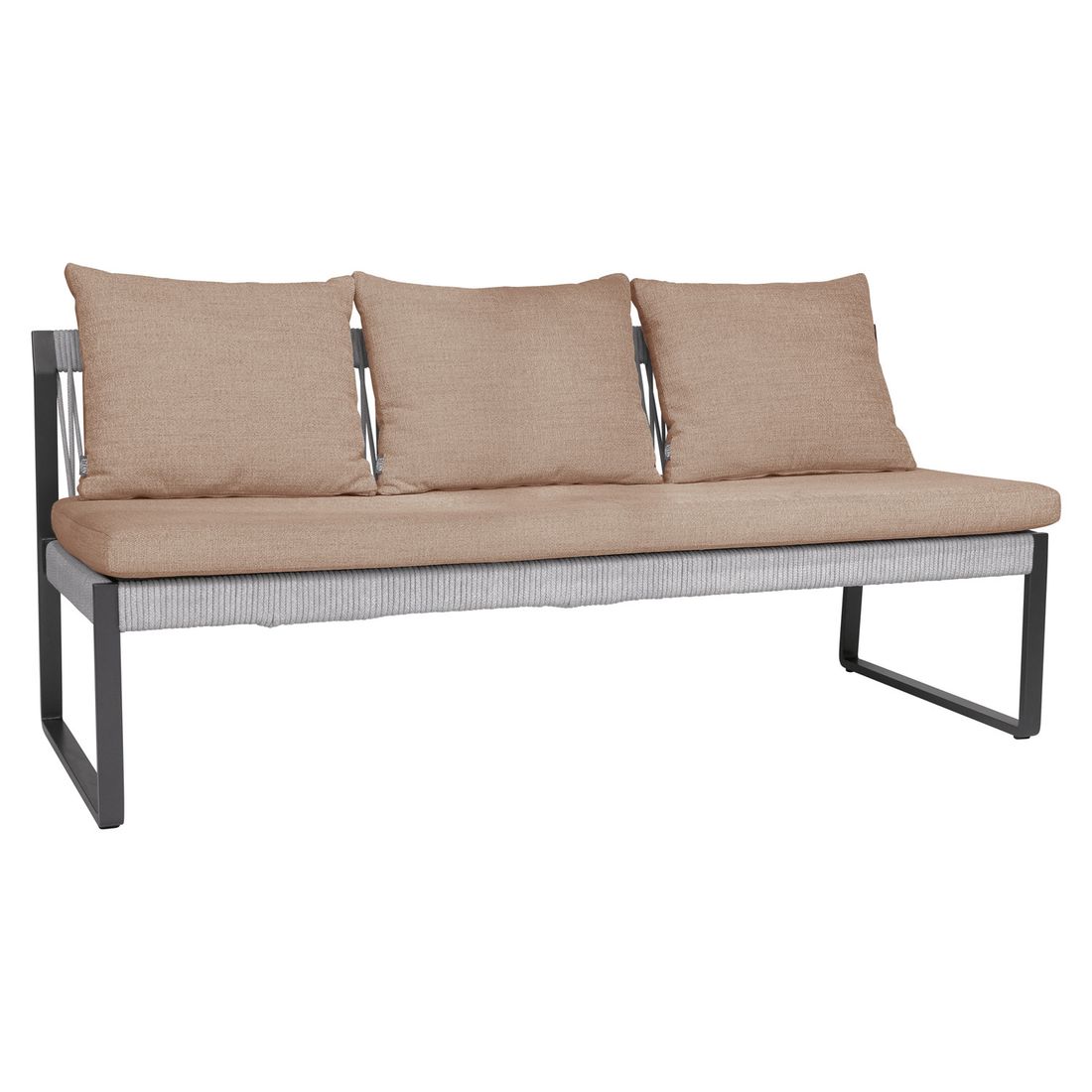 Stern Tammo Diningsofa Aluminium/Rope/Outdoorstoff