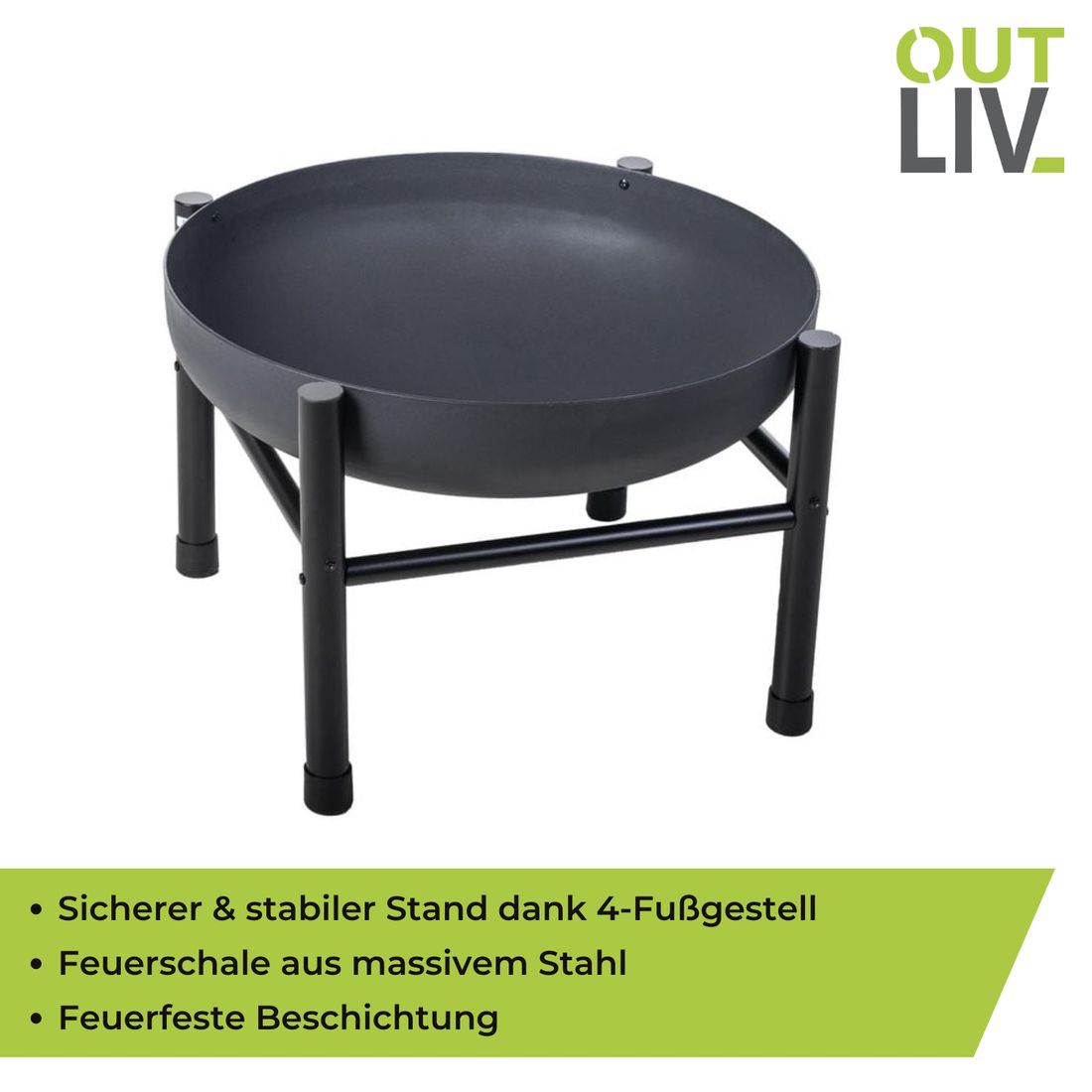 OUTLIV. Phönix Feuerschale Ø60cm Stahl