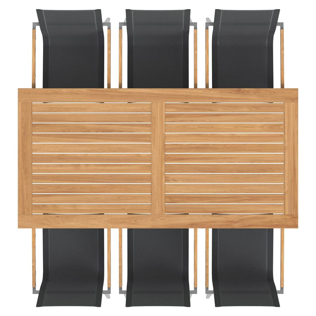 OUTLIV. Rimini Gartenmöbel-Set L (6 Plätze) Tisch 200x100cm