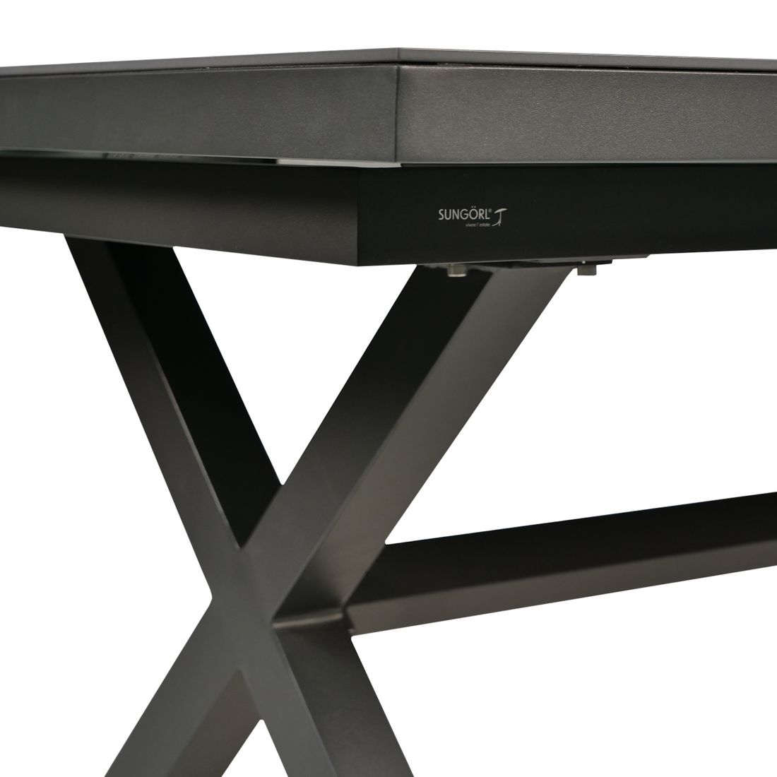 Sungörl Vario Ausziehtisch 180/240x100cm Aluminium/Sinterstone