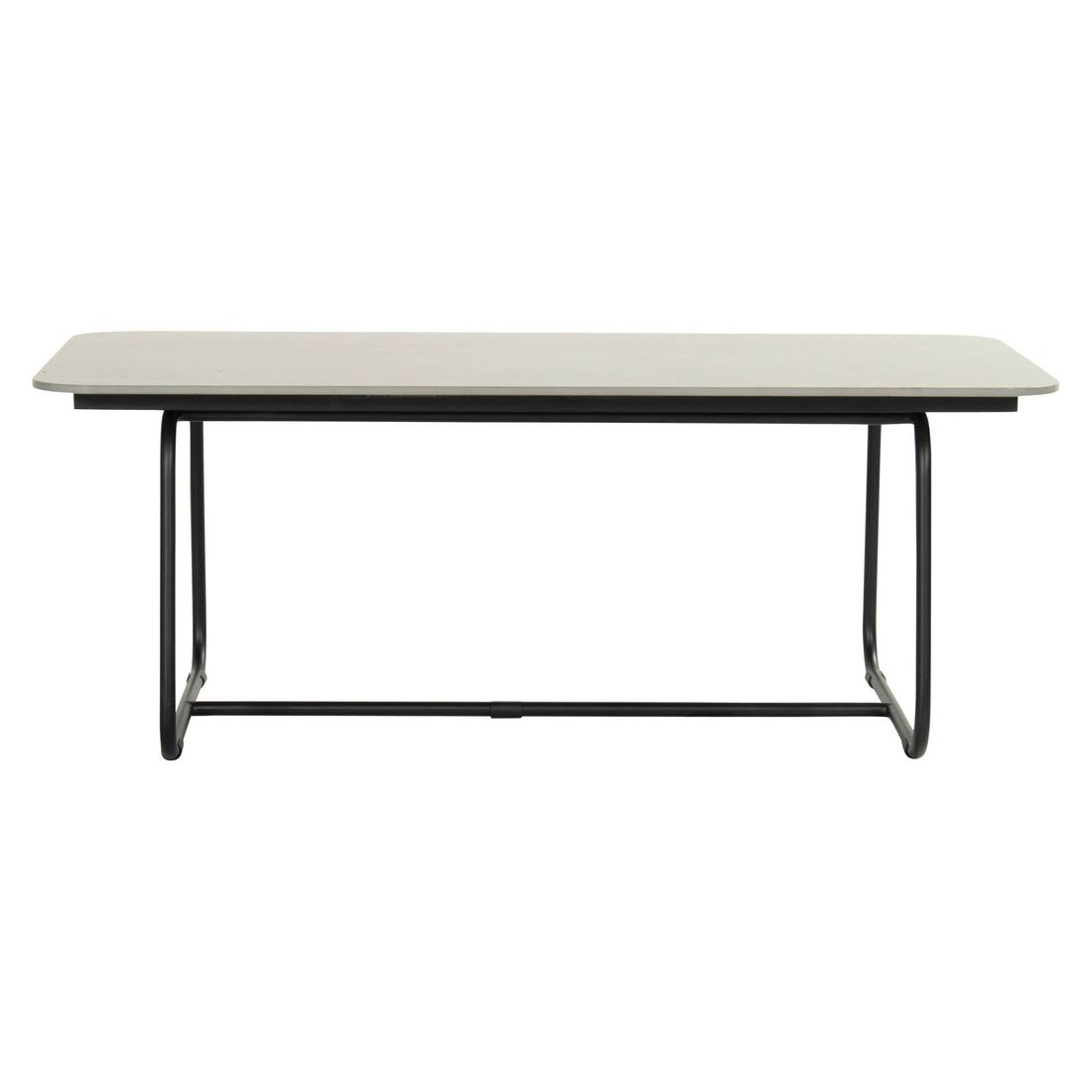 SCHÖNER WOHNEN-Kollektion Fontein Loungetisch 120x60cm Aluminium/Keramik
