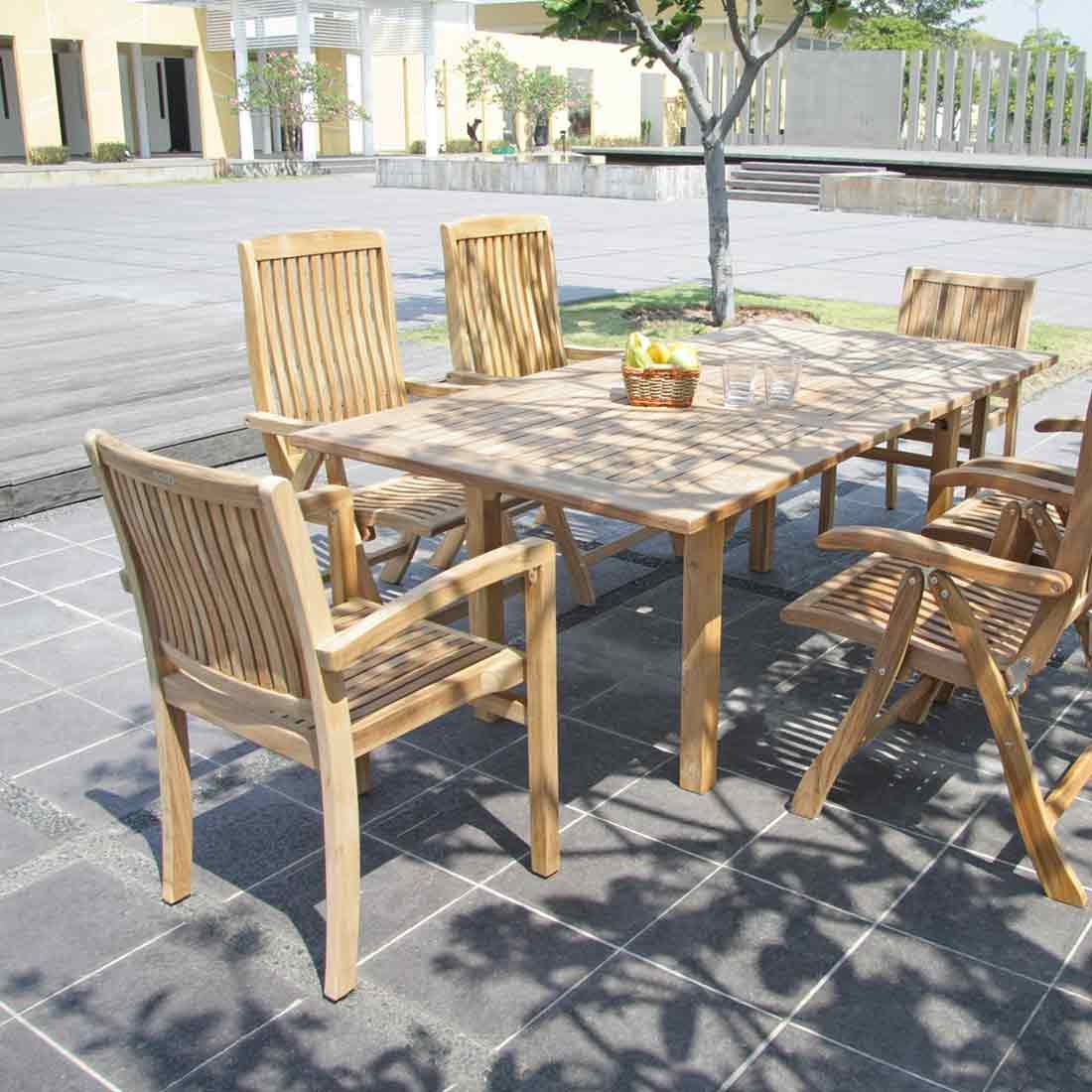 Zebra Bueno Stapelsessel Teak