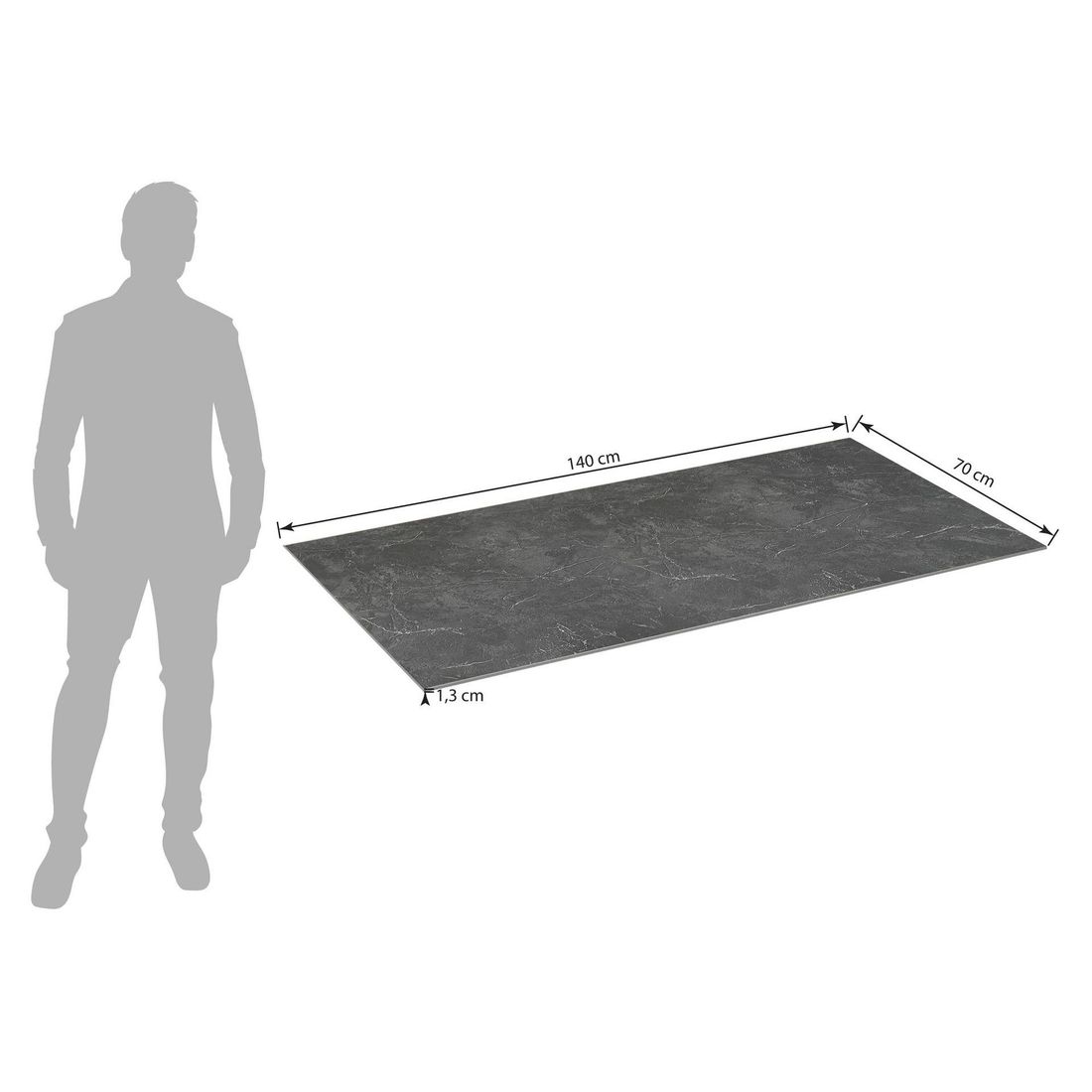 Kettler Gartentisch-Platte HPL
