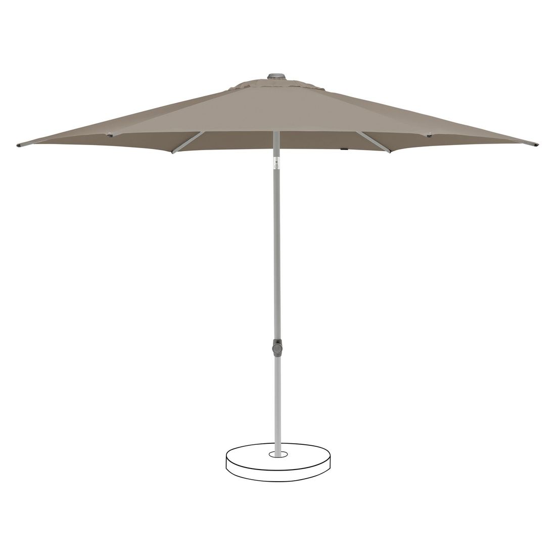 Suncomfort Pop Up Mittelstockschirm Ø300cm