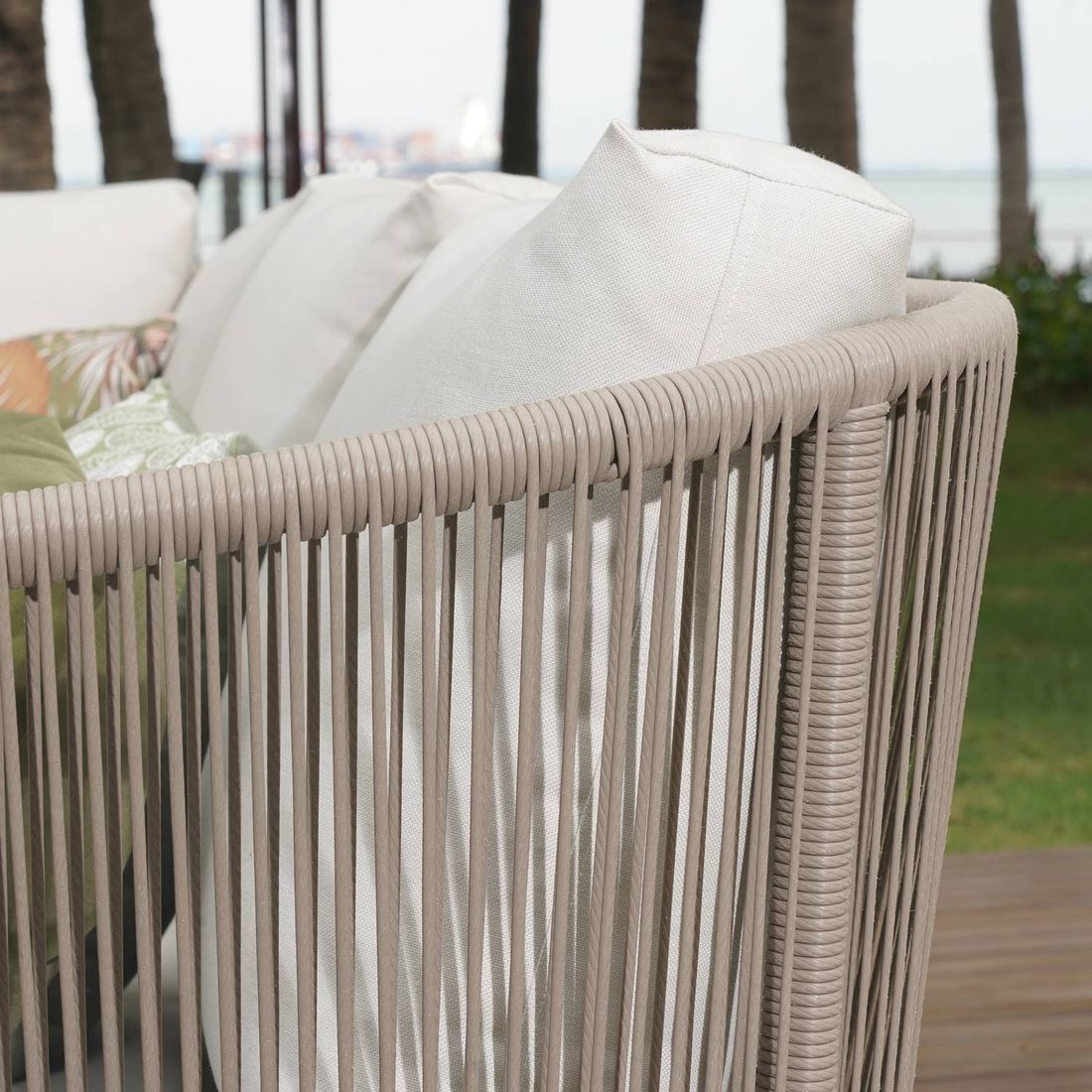 OUTLIV. Swallow Ecklounge inkl. Loungetisch Aluminium/Rope/Polyester