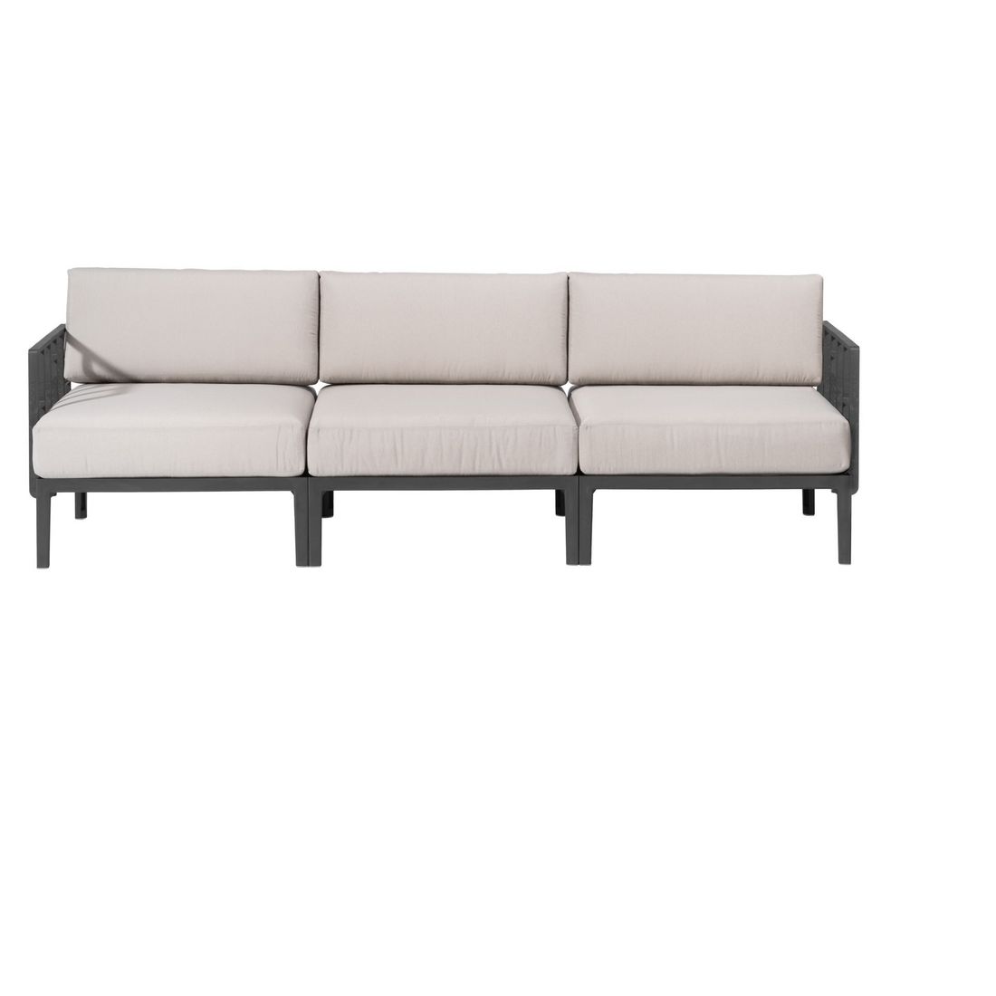 Gaber Engels Kit 3 Diningsofa Kunststoff/Mischgewebe