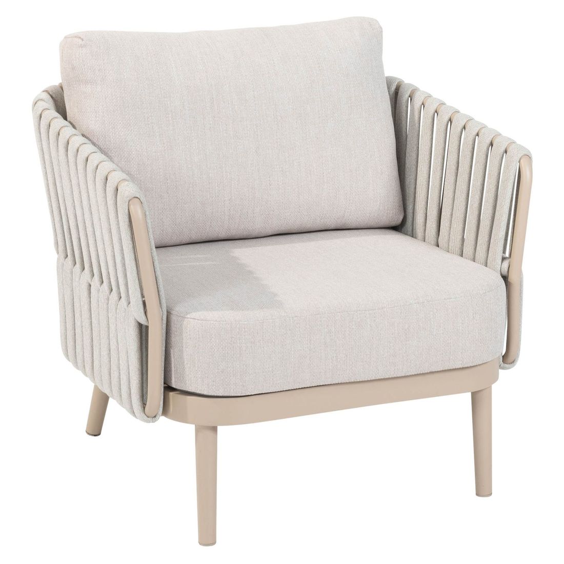 4Seasons Eva Loungeset inkl. Loungetisch Aluminium/Rope/Olefin