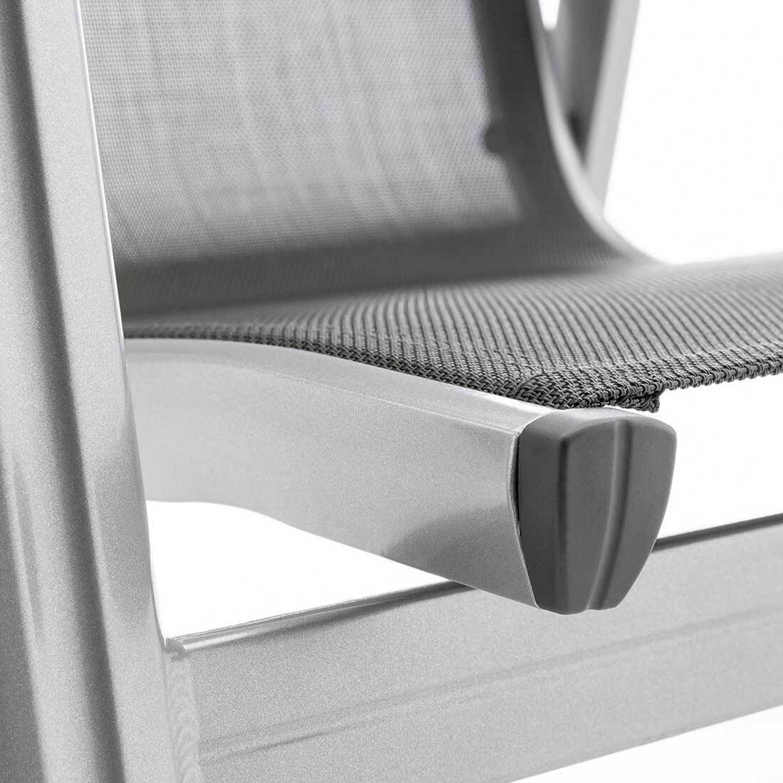 Kettler Basic Plus Stapelsessel Aluminium/Outdoorgewebe
