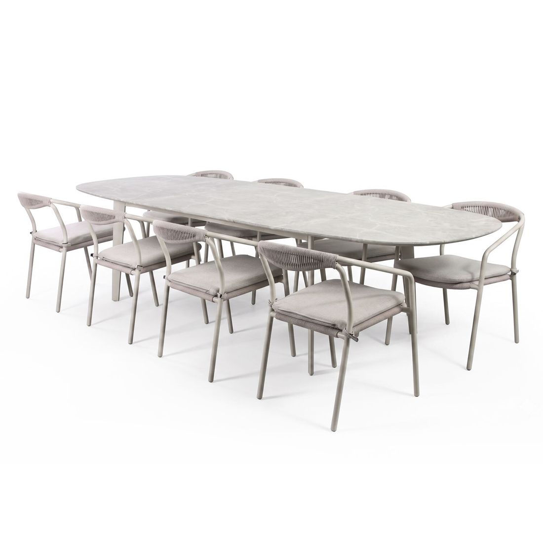 OUTLIV. Mia Ausziehtisch 220/320x100cm Aluminium