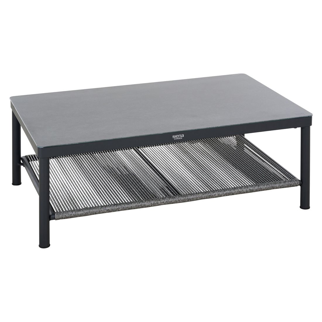 Siena Garden Kansas Ecklounge inkl. Loungetisch Aluminium/Geflecht