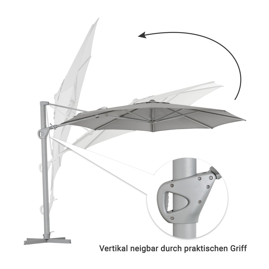 OUTLIV. Saint Tropez Ampelschirm Ø350cm