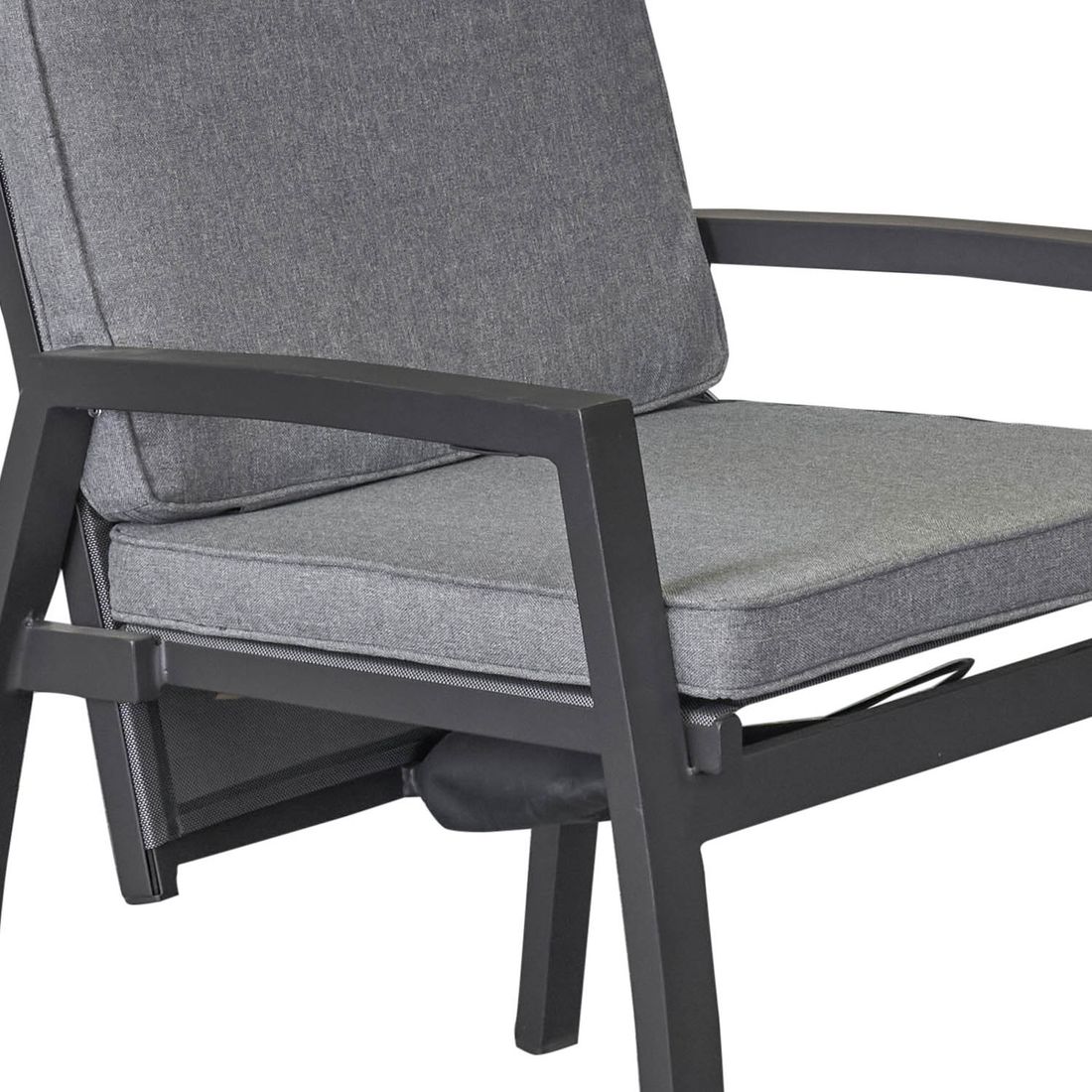 LC Garden Sondrino Gartensessel verstellbar Aluminium mit Sitz- und Rückenkissen