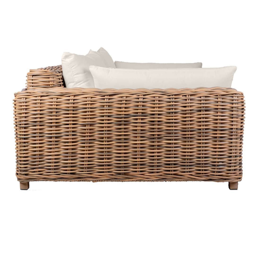 OUTLIV. Versailles Gartenloungesofa Geflecht/Spun Polyester