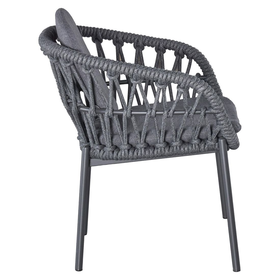 LC Garden Bari Gartensessel Aluminium mit Sitz- und Rückenkissen