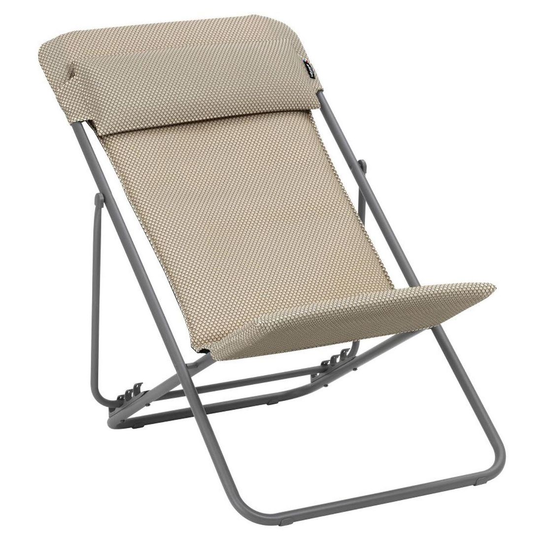 Lafuma Maxi Transat+ Liegestuhl verstellbar Stahl/BeComfort