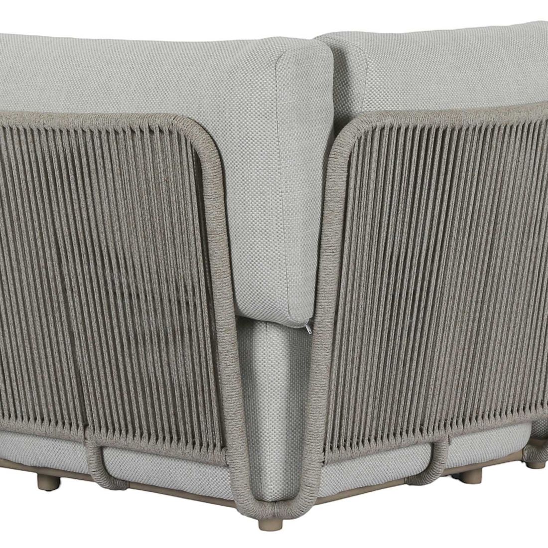 OUTLIV. Pacific Ecklounge inkl. Loungetisch Stahl/Rope/Olefin