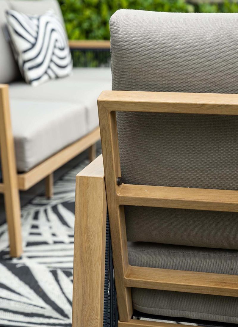 Garden Impressions Decala Loungeset inkl. Loungetisch Aluminium/Rope/Polyester