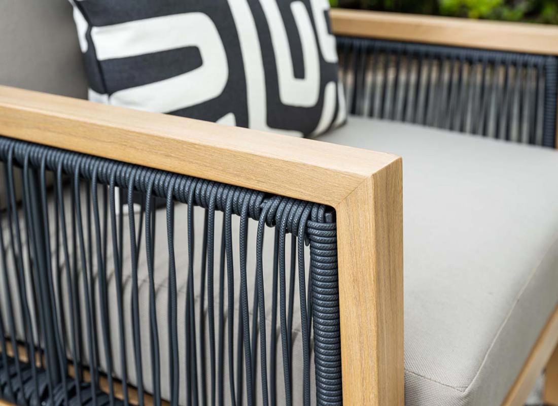 Garden Impressions Decala Loungeset inkl. Loungetisch Aluminium/Rope/Polyester