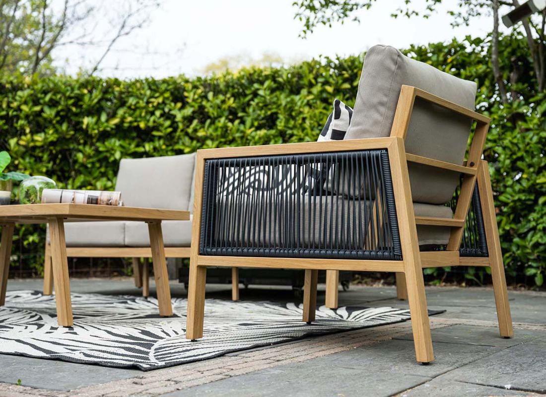 Garden Impressions Decala Loungeset inkl. Loungetisch Aluminium/Rope/Polyester