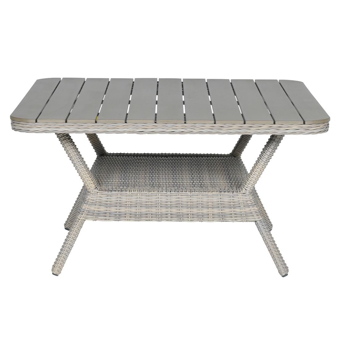 Garden Impressions Milwaukee Gartentisch 126,5x126,5cm Geflecht/Kunststoff
