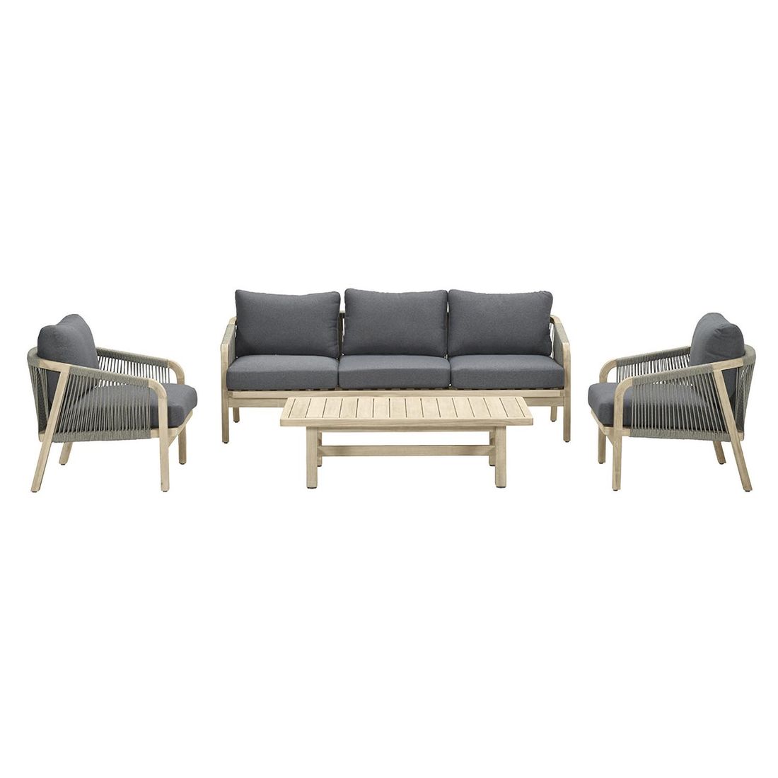 Garden Impressions Santos Loungeset Akazie/Rope/Polyester