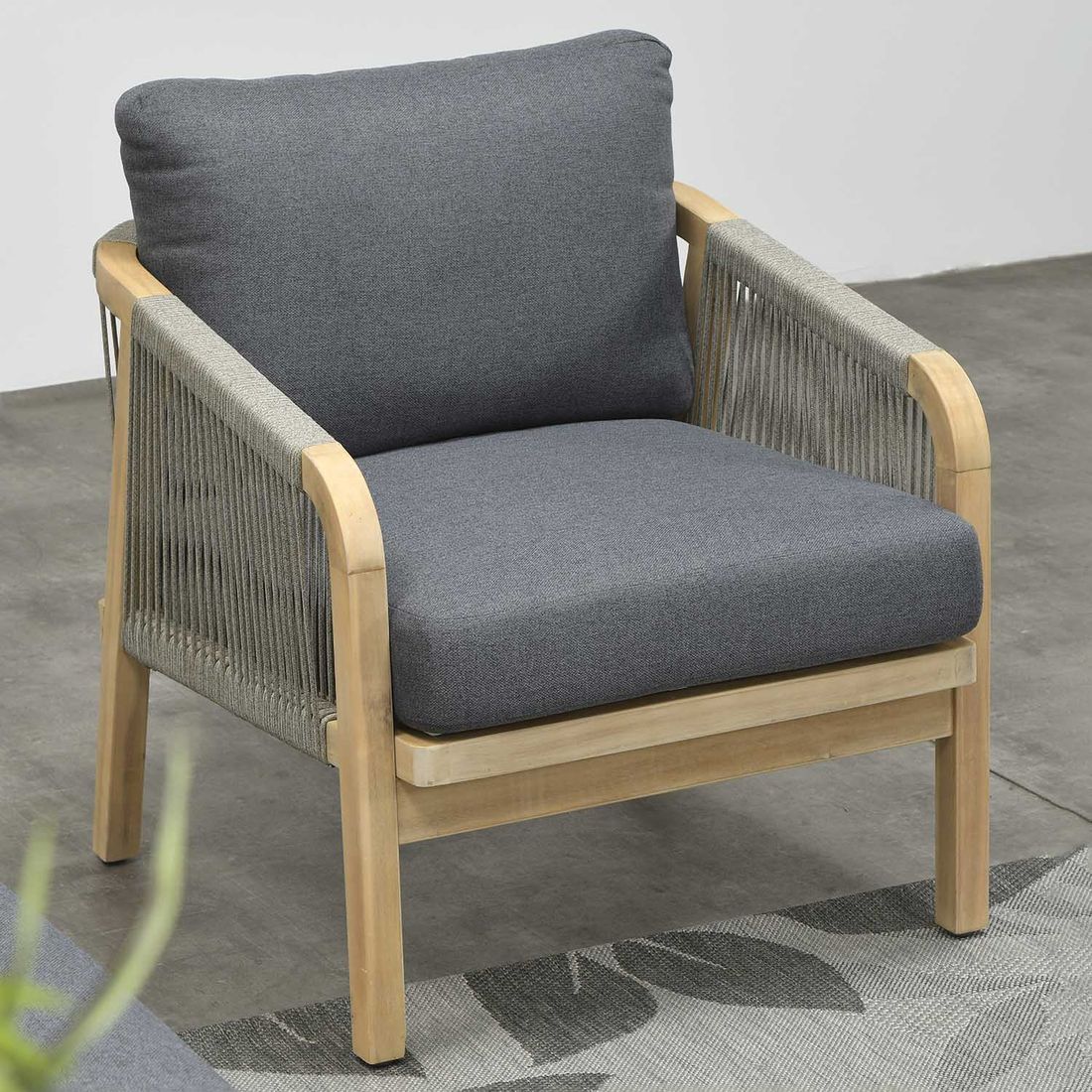 Garden Impressions Santos Loungeset Akazie/Rope/Polyester