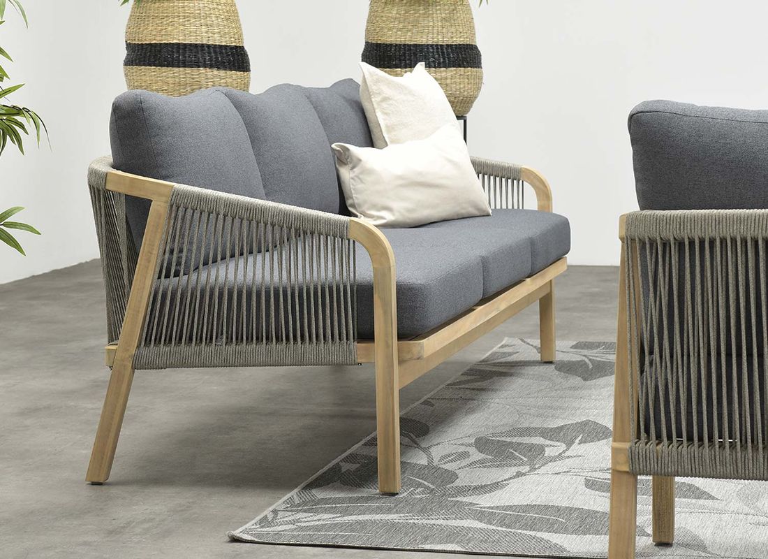 Garden Impressions Santos Loungeset Akazie/Rope/Polyester