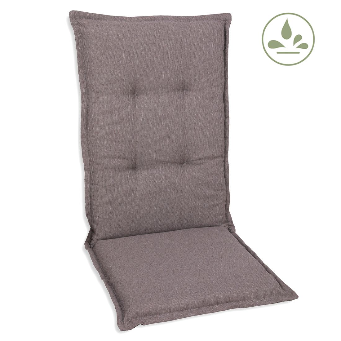 GO-DE Gartenstuhlauflage Hochlehner 50x120cm Polyester